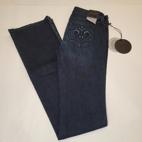 Siwy Harley Slim Boot Cut Jeans Nymph Dark Wash Size 24 NWT! Style W420PIF - Picture 3 of 16